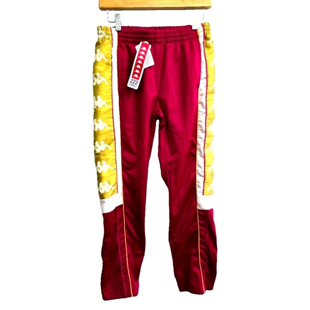 Kappa Women's Graphic Tearaway Track Pants, Size S, Red/White/Gold, MSRP… - Picture 5 of 13
